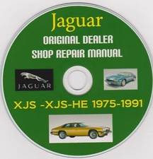 Jaguar XJS-XJS-HE 1975-1991 Factory Repair Manual PLUS FBT Extras !