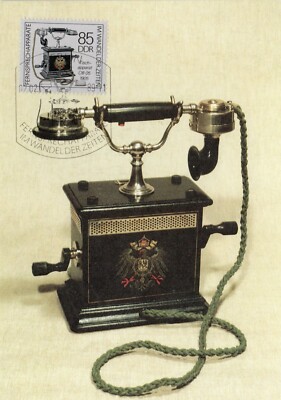 AK MAXIMUM DEUTSCHLAND TELEFON TISCHAPPARAT OB 05 -1905 DEUTSCHLAND AK