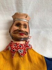 Handpuppe um 1950 - Holz und Stoff - Kasperletheater - Spielpuppe - sehr schön!