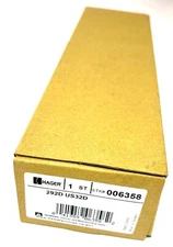 Hager 292D US32D Flush Bolt Set of Two for Metal Doors Satin Stainless Steel 