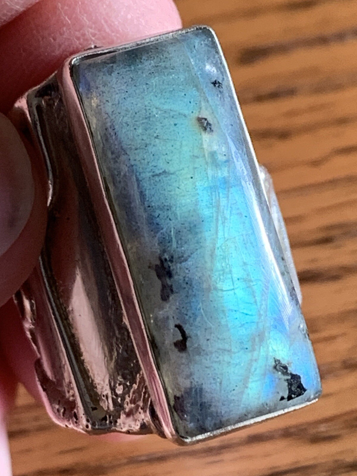 Stunning Statement Labradorite Ring, Handcrafted … - image 5