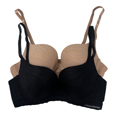 Catherine Malandrino Women's 2-pack  Demi  Bra  Size 34B 34C 36B 36C 38B 38C