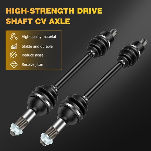 2PC Rear For Yamaha Grizzly 700 YFM550D 4x4 2014-2023 CV Axle Shaft