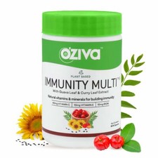 Plant Based Immunity Multi with Vitamins A,C,D3,E, Minerals Iron etc,60 Veg CAP