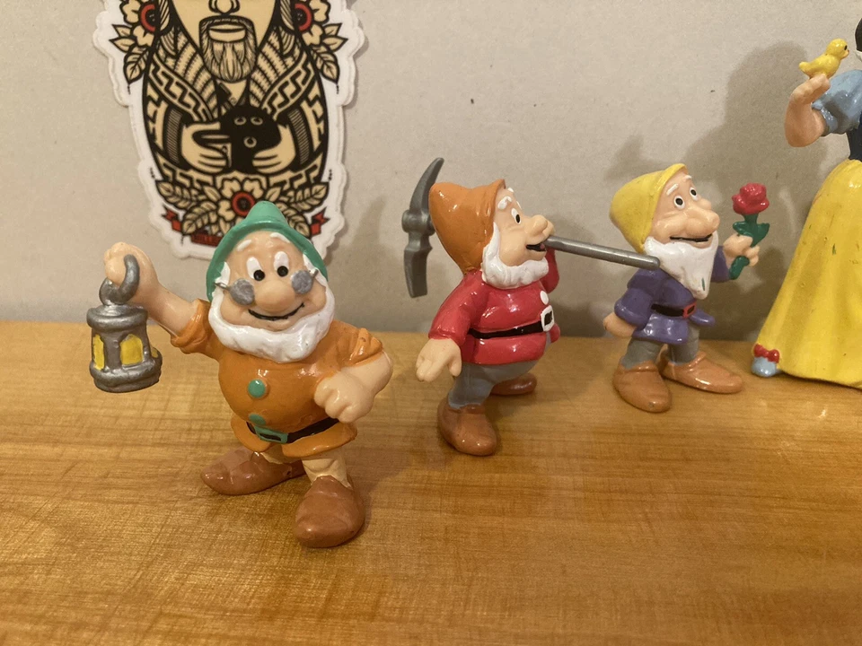 Белоснежка и семь гномов Bullyland фигурки торт Toppers Disney принцесса - Изображение 2 из 4