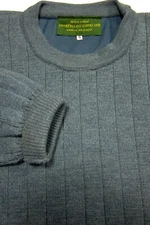 Golf Sporting Occasions Blue Wool Blend Permatex 2K Weather Sweater Small