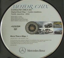 2012 Mercedes COMAND MCS II GPS Navigation Map Update Disc