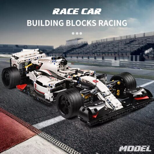 MOULD KING Bloc de construction de voiture technique RC, chemins de fer