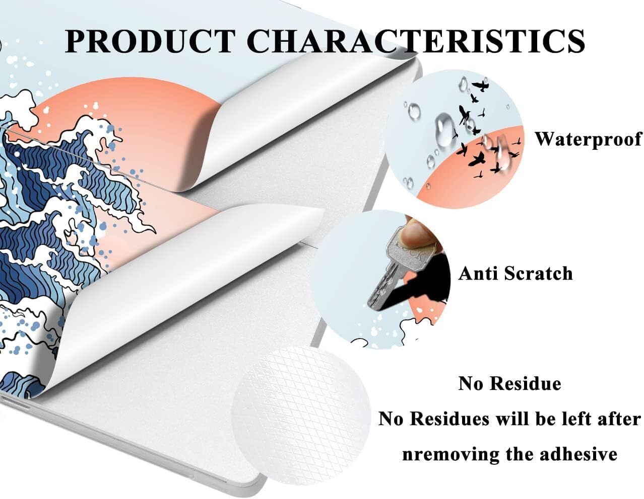 Sticker Cover Skin for 13 inch Microsoft Surface Pro 9 (2022 Relea Tablet Decal