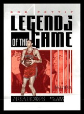 Bob Pettit 2020 Hoops Legends of the Game /699  Card #50 St Louis Hawks