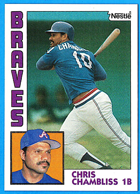 Chris Chambliss card # 50 1984 Nestle Atlanta Braves (nrmt)   C