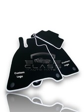 Luxury Black Carpet Velour Floor Mats For Mercedes E Class W210 1996-2003 4 Pcs