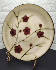 Pfaltzgraff Aster Dinner Plate 11" Discontinued Red Flower Quantity Discount 