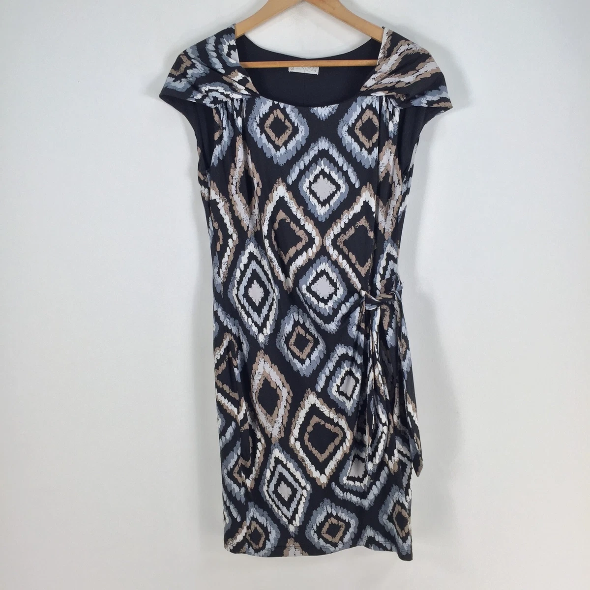 Target womens dress size 10 pencil multicolour geometric short