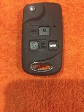 Blade Cut By Photo 3 Button Remote Fob Flip Key For Lexus W4c Chip