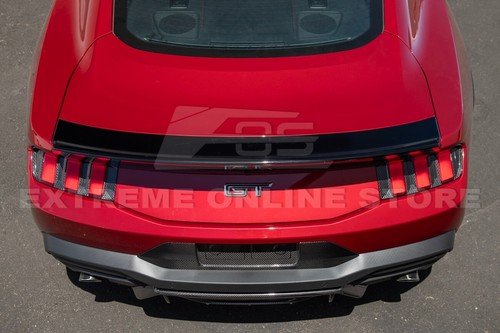 For 24-Up Ford Mustang S650 | GLOSS BLACK Duckbill Rear Trunk Lid Wing Spoiler - Foto 6 di 24
