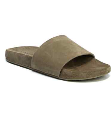 Vince Men's Flint Brown Monaco Slide Sandal Z4248 US Size M