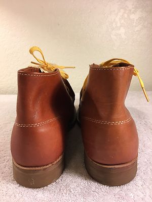 Iron Age Bottes de travail en cuir marron pour homme