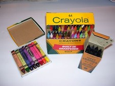 Vintage Unused Crayola Coloring Crayons Lot