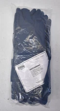 Lot of 12 Pairs Magid Chem & Liquid Gloves Blue DP584 584-9 Size 9 Latex