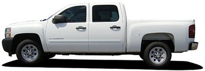 Painted Body Side Moldings 4PCS Door Trim FOR CHEVY SILVERADO CREW CAB 2007-2013