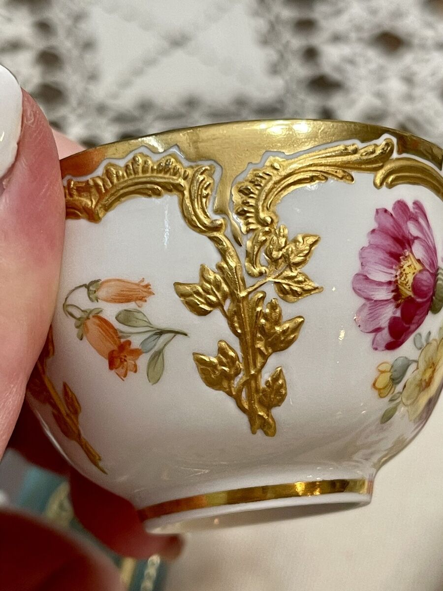 Rare Antique ✓KPM Berlin SPLENDID CUP WITH SAUCER Rare Antique ✓KPM Berlin SPLENDID CUP WITH SAUCER