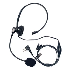 Overhead Headphone with Boom Mic and VOX PTT for Motorola Two Way Radio CP200