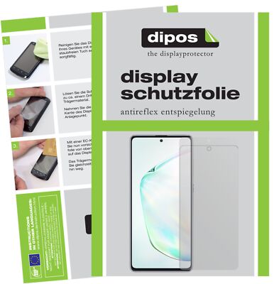 5x Schutzfolie für Samsung Galaxy Note 10 Lite Display Folie matt