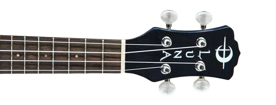 Luna Model Great Wave Graphic Soprano Size Acoustic Ukulele with Gig Bag - Sale! - Image 4 of 4