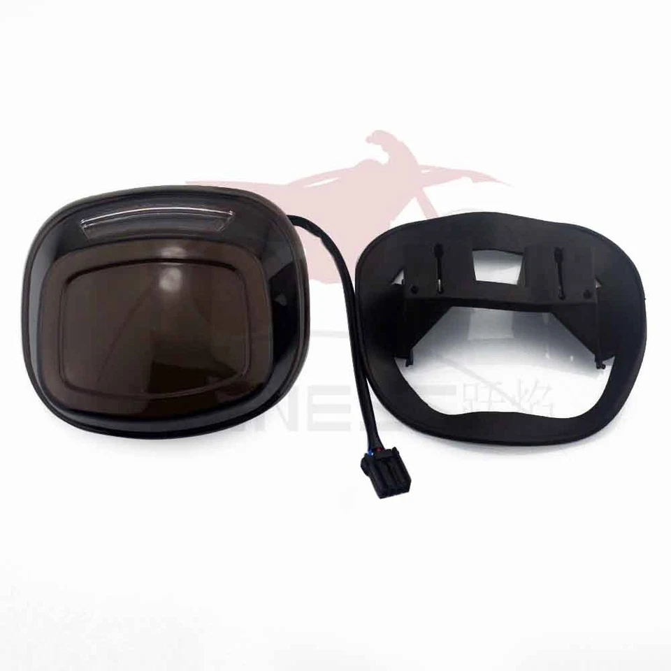 LED Rear Tail Light Brake Lamp For Harley Touring Street Road Glide Road King - Image 3 of 4