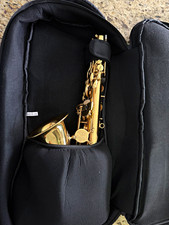 Buffet Crampon Alto Saxophone Eb Lacquered Brass Gold w/ Case Neck Mouthpiece