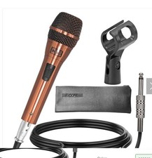 XLR Microphone Dynamic Mic Karaoke Singing Studio Microfono Handheld Mics