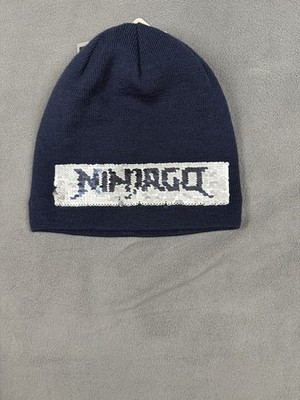 LEGO Wear Ninjago Beanie Blue Boys Size 3-7 Years Knit Winter Hat Excellent