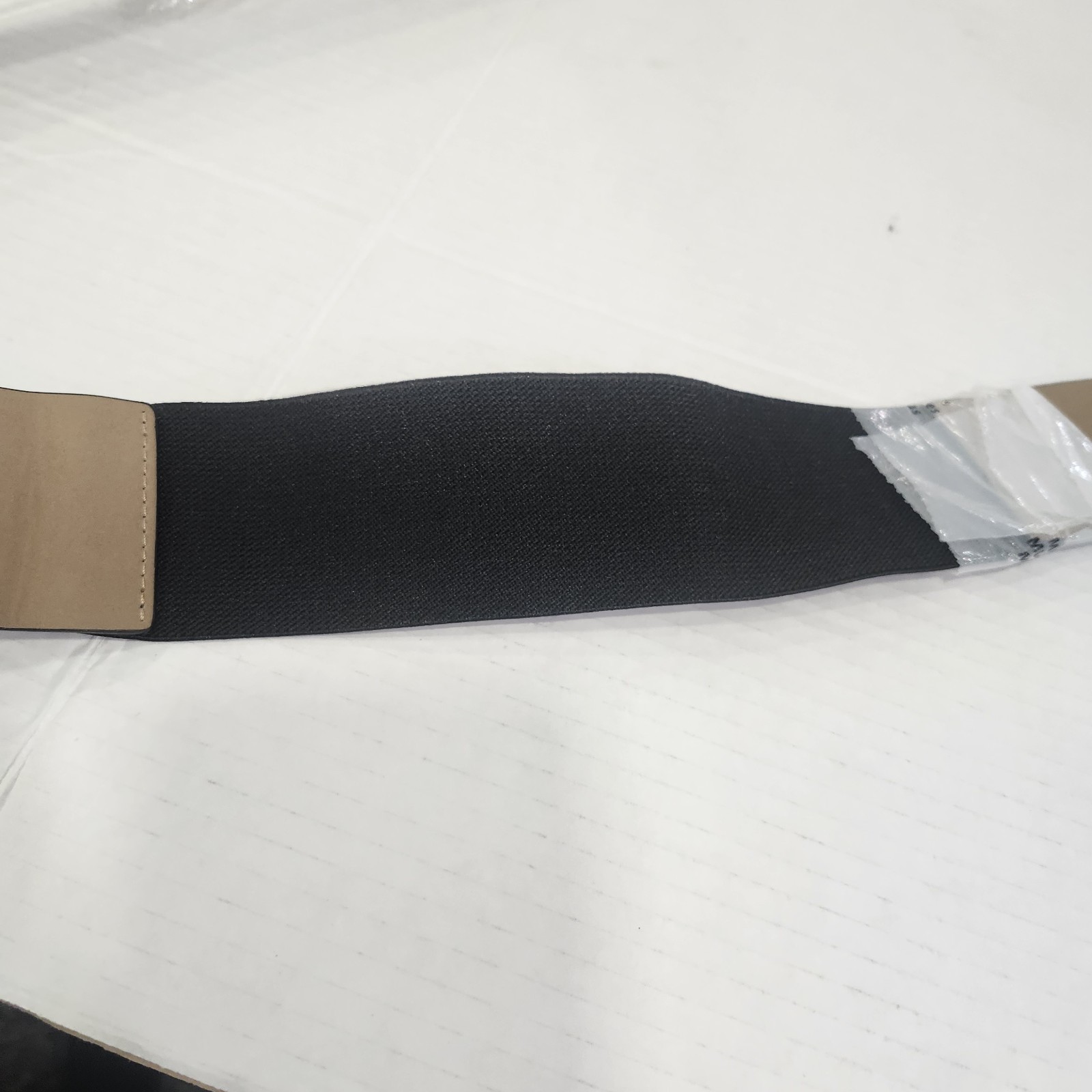 Michael Kors Women’s Wide Leather Black Belt  Size L/ XL  Wide New thumbnail 4