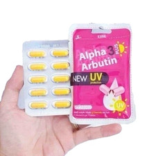 2X Alpha Arbutin 3 Plus Collagen Whitening Body Capsule 10's UV Protection
