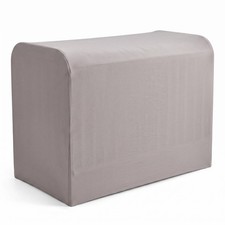 Gray Crib Dust Cover Elastic Crib Cover Dense