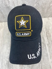 ARMY Ball Cap - Black/Gold -Adjustable Strap - Mitchell Proffitt Co. - Nice Look