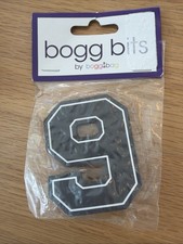 New Original Bogg Beach Bag Bits Charm Black/White Number 6 Or 9 Silicone