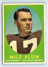 1958 Topps #5 Milt Plum