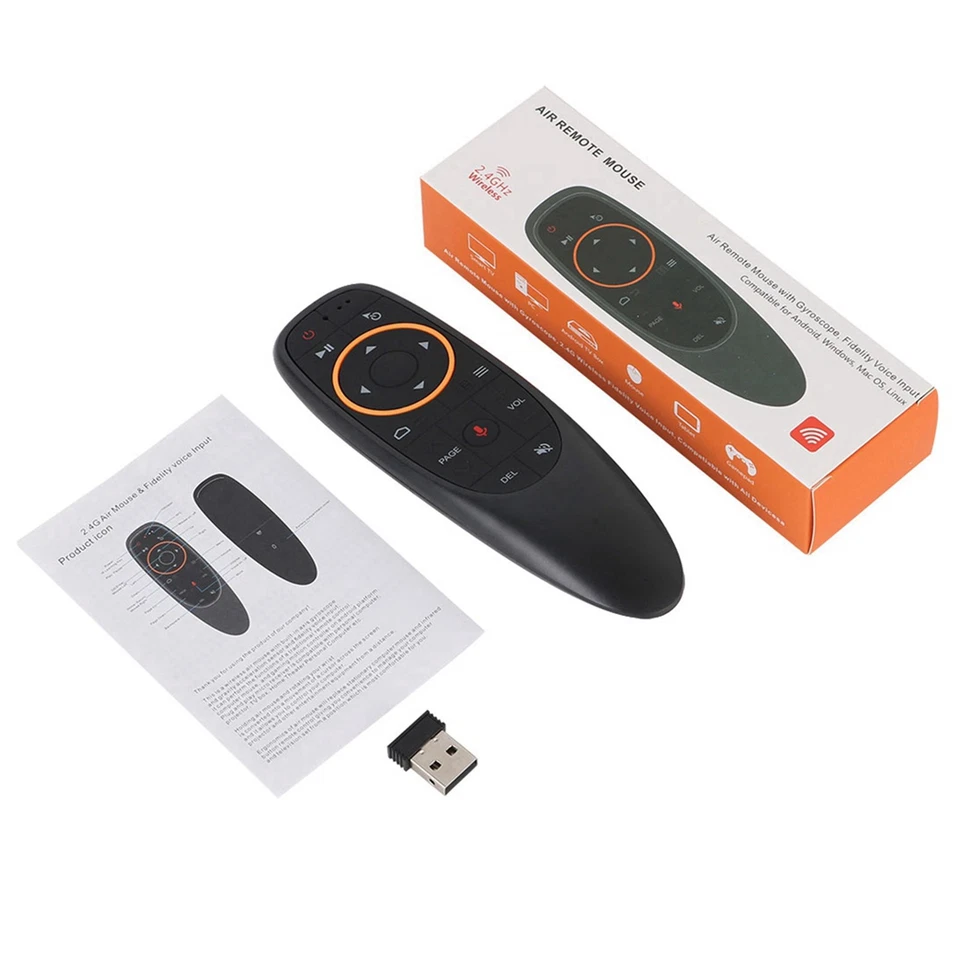 2.4G Wireless Voice Air Mouse Keyboard Remote Control With Gyroscope For T AM - Image 2 of 4