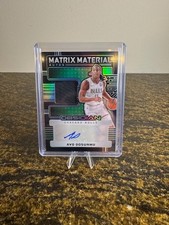 Ayo Dasunmu 2024-25 Panini Obsidian - Matrix Material Patch Auto Black /99
