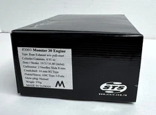 STS #3003 Monster .30 RC Engine Nitro Glow Plug Rear Exhaust w/out Pull Start #1