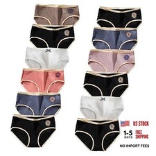Girls Underwear for 12 Pack Teen Cotton Briefs 8-11 Years Multicolor-g32