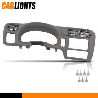 Gray Dash Bezel Fit For 1998-2004 Chevy S-10 Gmc Sonoma Jimmy