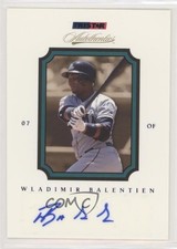 2007 TRISTAR Autothentics Blue Auto 94/250 Wladimir Balentien #47 Auto 2r8