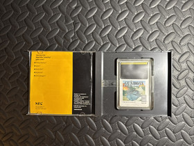 TurboGrafx-16 Gunboat TG-16 (Case, Manual, Game Sleeve, HuCard)