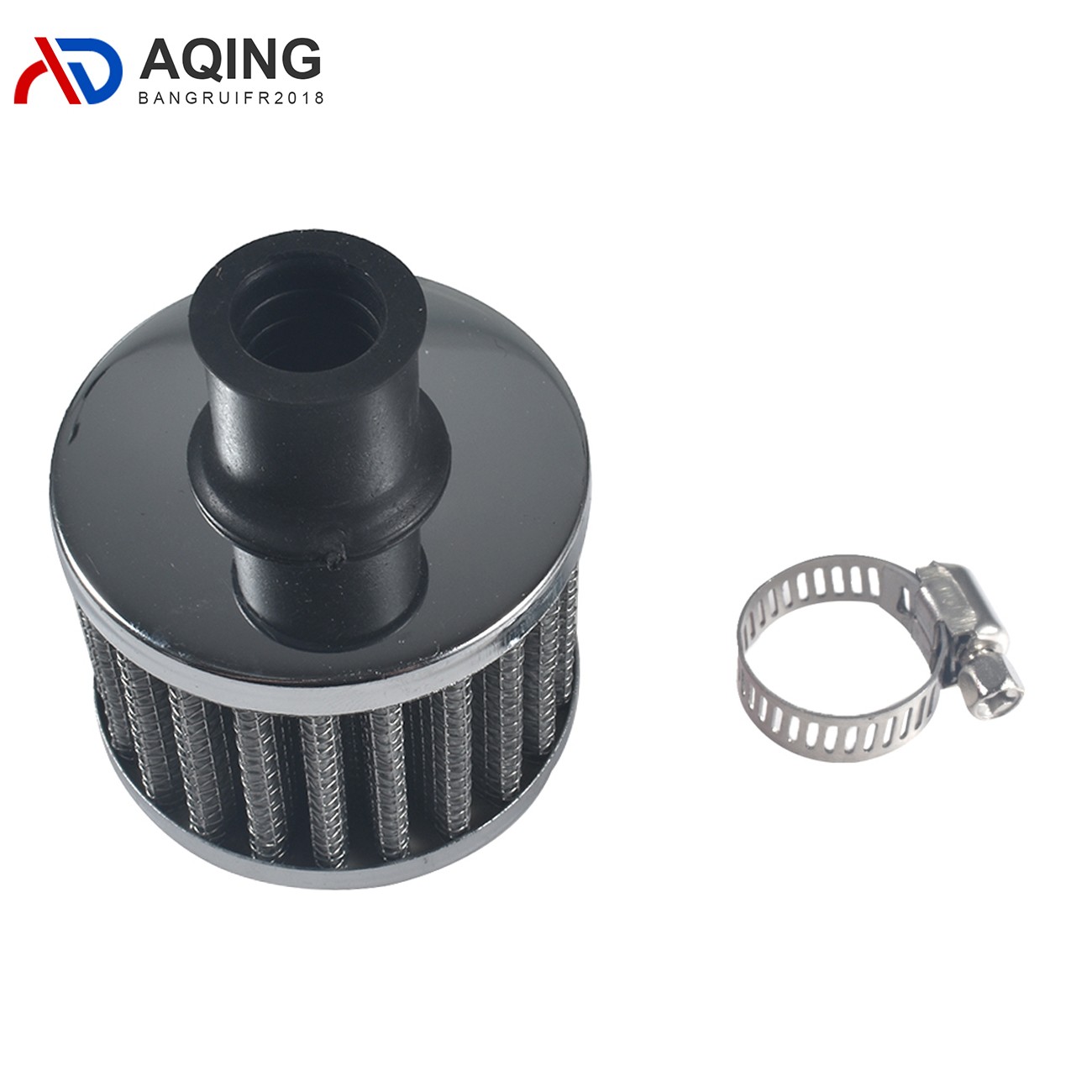 Silver Oil Catch Crankcase Universal Vent Valve