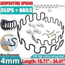 8 gauge Upholstery Zig Zag Springs (No Sag Spring )-DIY Sofa Chair Repair Kit