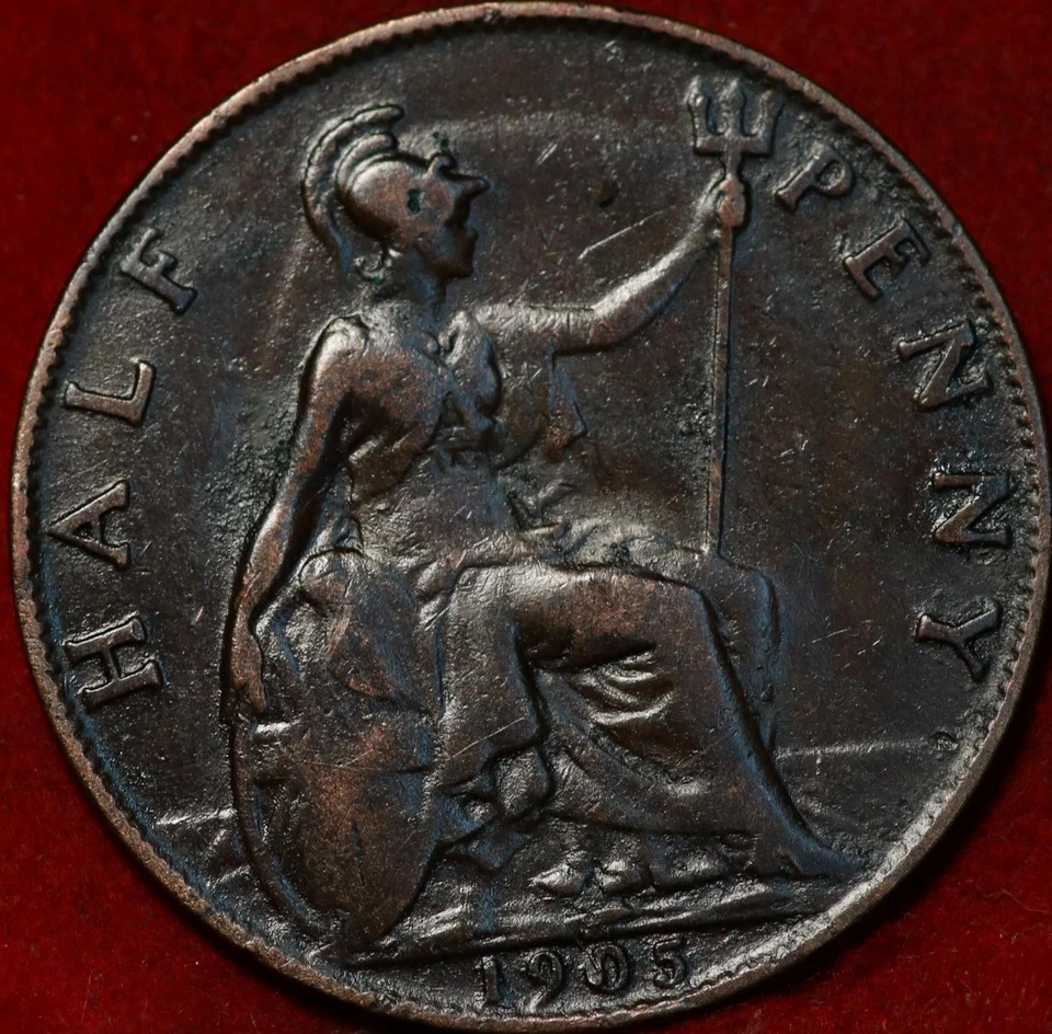 1903 Great Britain 1/2 Penny Foreign Coin - Image 2 of 2