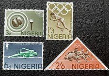 Nigeria 1964 Olympic Games MH stamps SG153-156